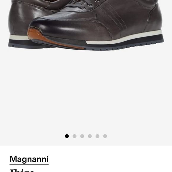 Magnanni Cristian Christian Gray Leather Casual Dress Sneaker Shoe Spain Men 13 - Picture 13 of 13